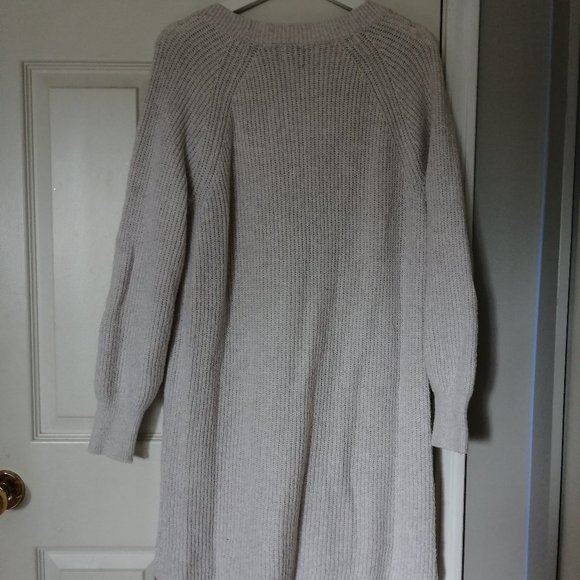 Old Navy Cream Midi Dress - Picture 2 of 3